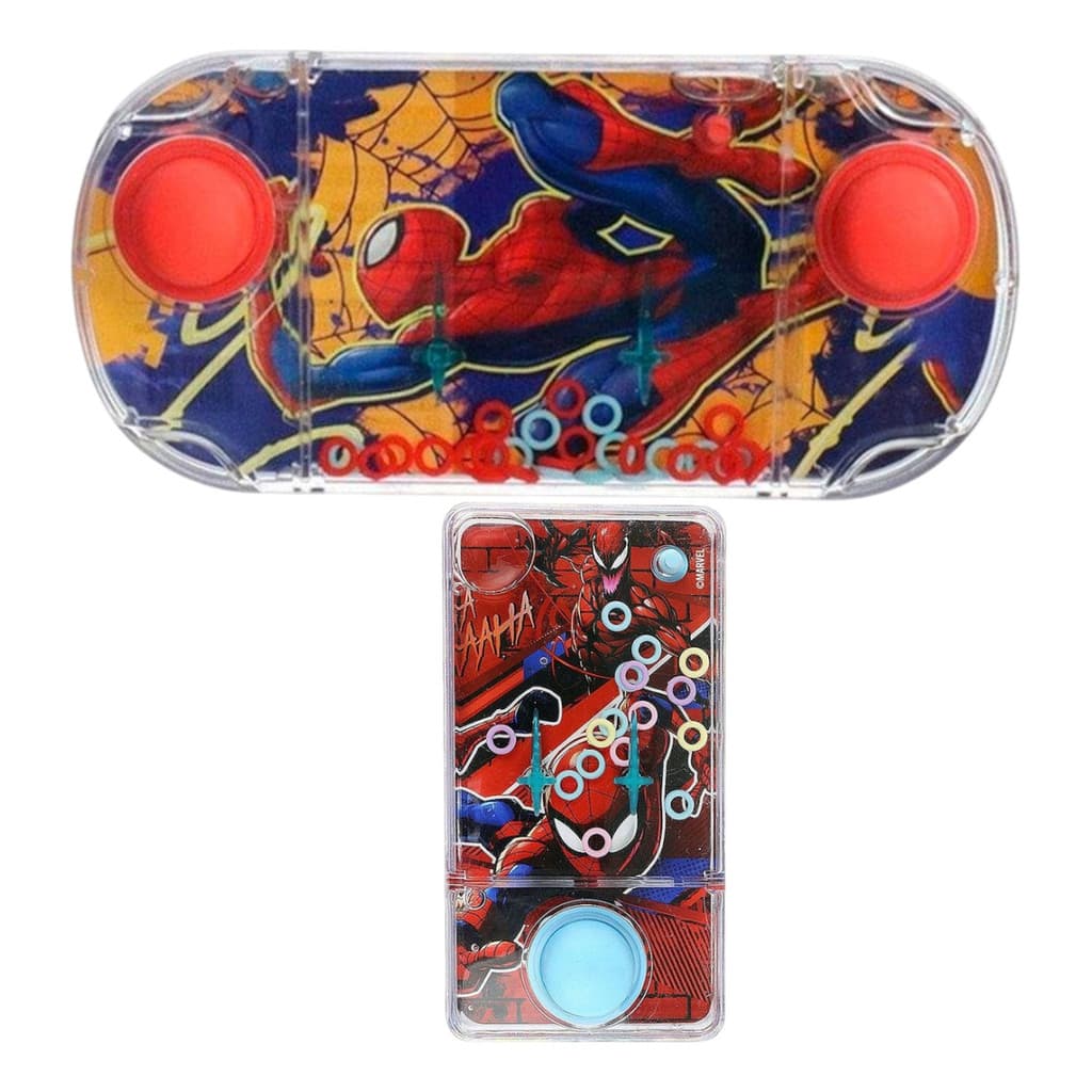 Kit 2 Brinquedo Aquaplay Do Homem Aranha Spiderman  De 15cm