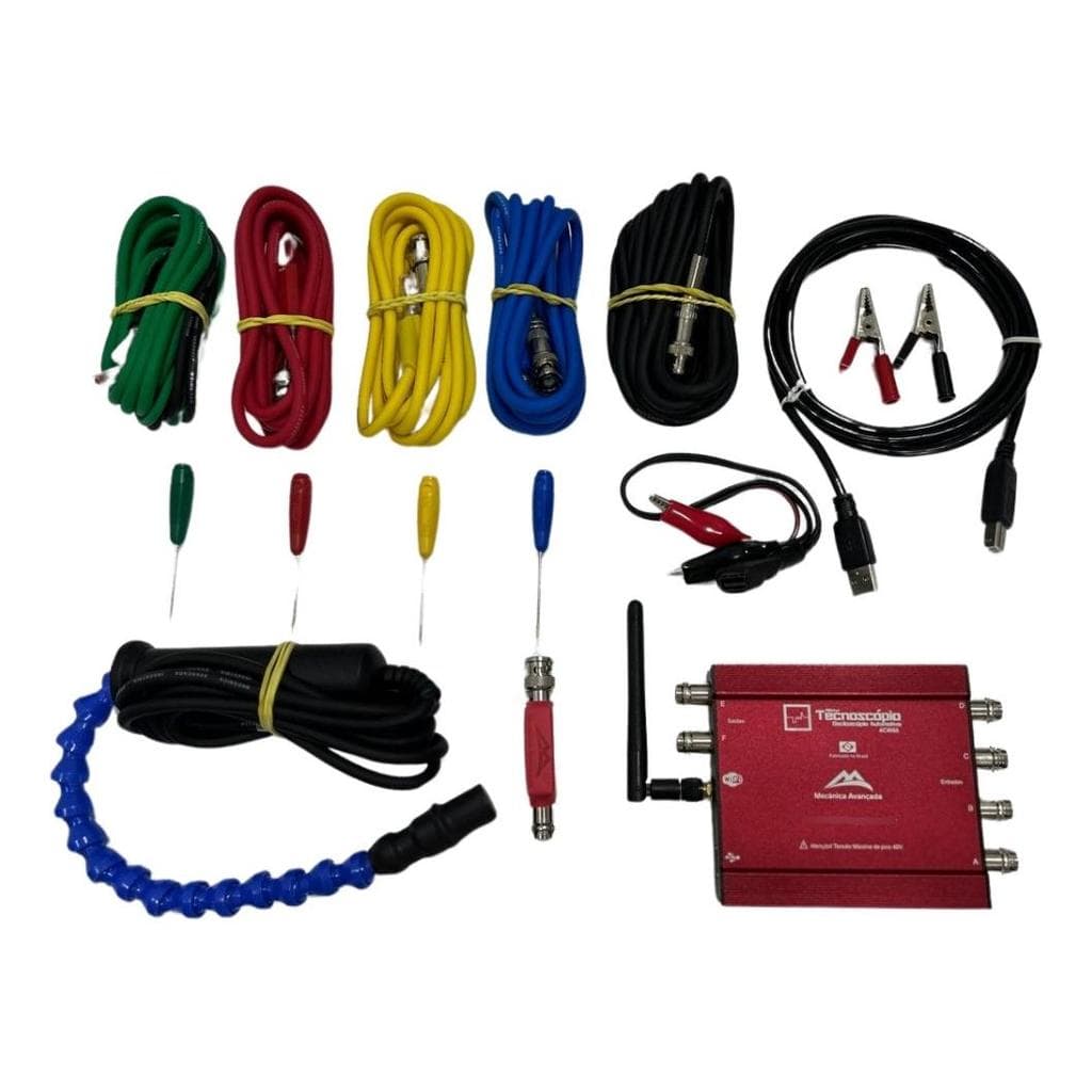 Osciloscópio Automotivo 4 Canais + Wifi New Tecnoscópio 4cw80 SB