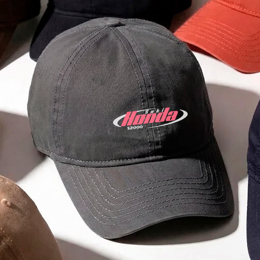 Boné Baseball Honda S2000 Suki Velozes e Furiosos Unissex Ajustável Streetwear Bege