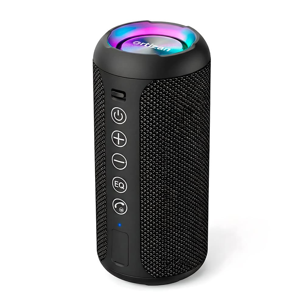 Caixa de Som Ortizan X10 Bluetooth 24W Portátil IPX7 LED