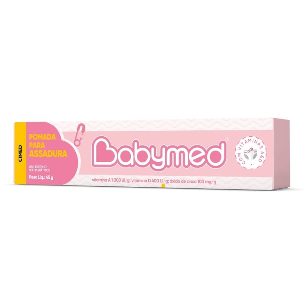 Pomada Babymed  Preventiva de Assaduras Rosa 45g Cimed