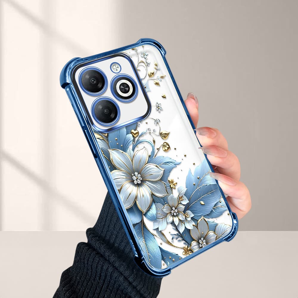 Capa Para Infinix Smart 8 Pro HD Plus Hot 40i Tecno Spark 20 20C Pop 8 Go 2024 Transparente Capinha 0506 FS