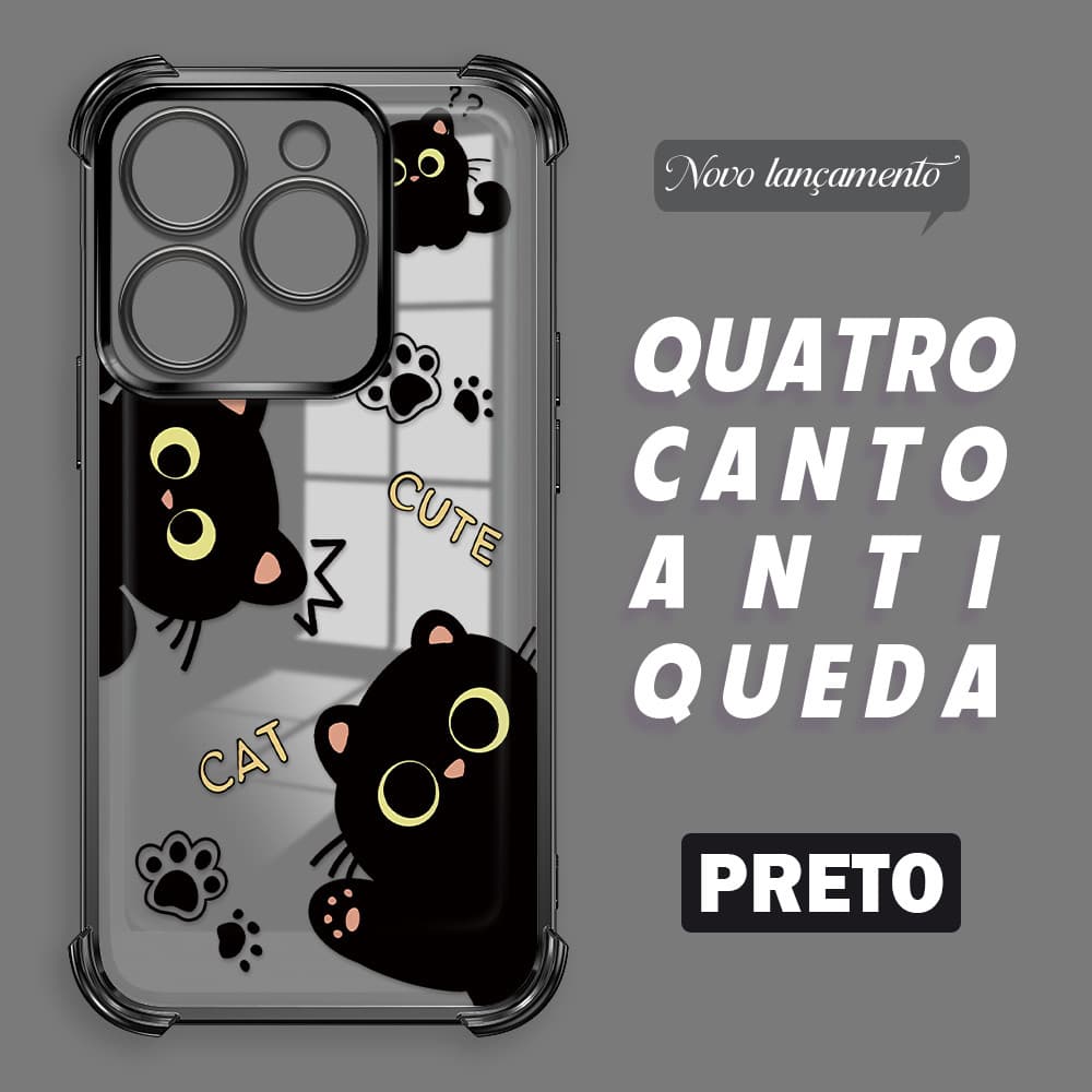 Capa Para Infinix Smart 8 Pro HD Plus Hot 40i Tecno Spark 20 20C Pop 8 Go 2024 Transparente Capinha 0490 FS