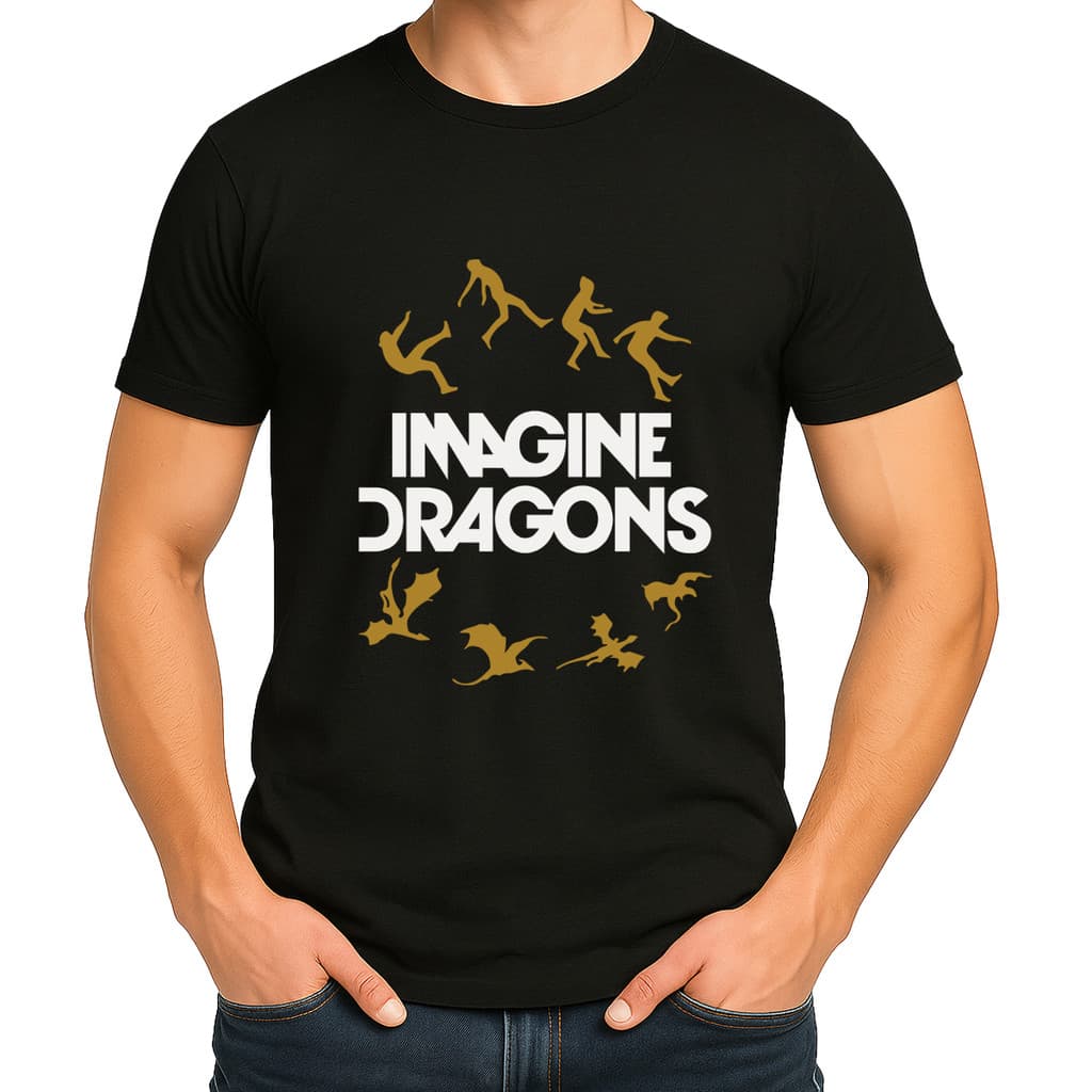 Camiseta Camisa Blusa Feminina Masculina Unissex 100% Algodão Banda Imagine Dragons Pop Rock MD5