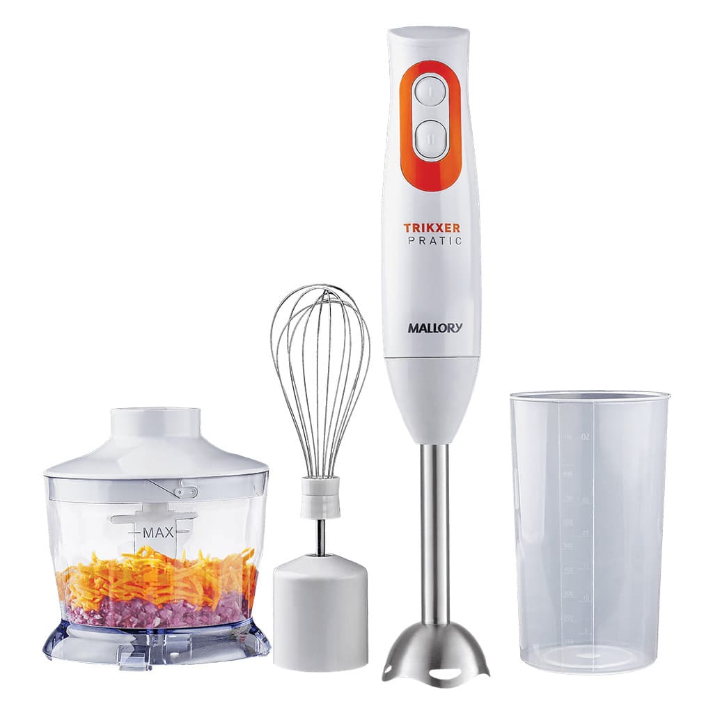 Mixer Mallory Trikxer Pratic 3 Em 1 Batedor/Triturador 500W