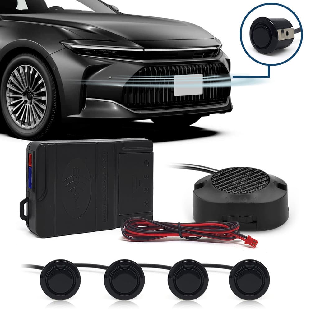 Kit Sensores Dianteiros Preto Jetta 2011 2012 2013 2014 Estacionamento Frontal Frente Aviso Sonoro