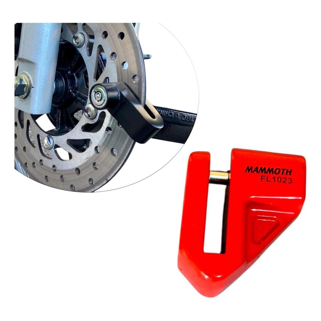 Trava Disco Moto Cadeado Anti Furto Universal Chave Tetra