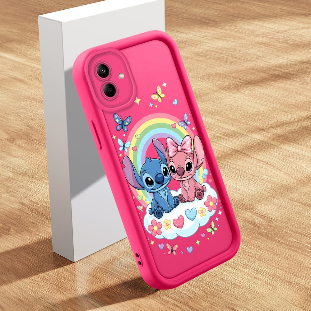 Capinha De Macia Silicone Capa Para Samsung Galaxy A06 Capas Fofo Rosa Case Capinhas TY 2294