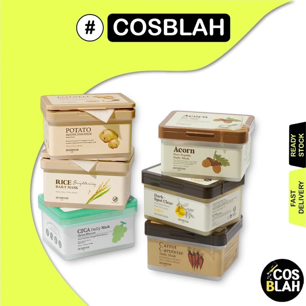 Máscara Diária Skinfood 270g (30ea)-6 Tipos