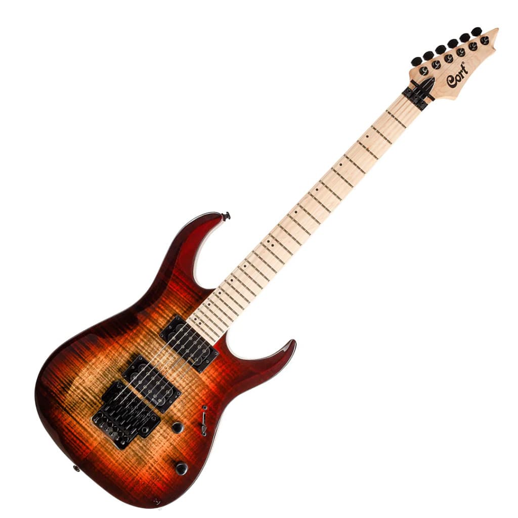 Guitarra Cort X300 Eletrica Brown Burst (brb) Emg Solida
