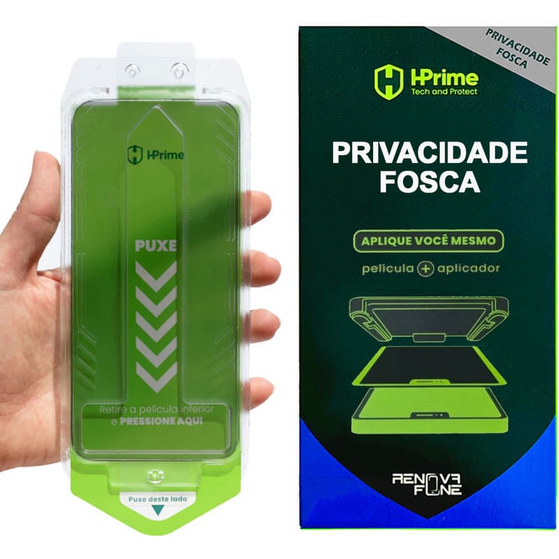 Pelicula Hprime Privacidade Fosca Para iPhone 17 Pro