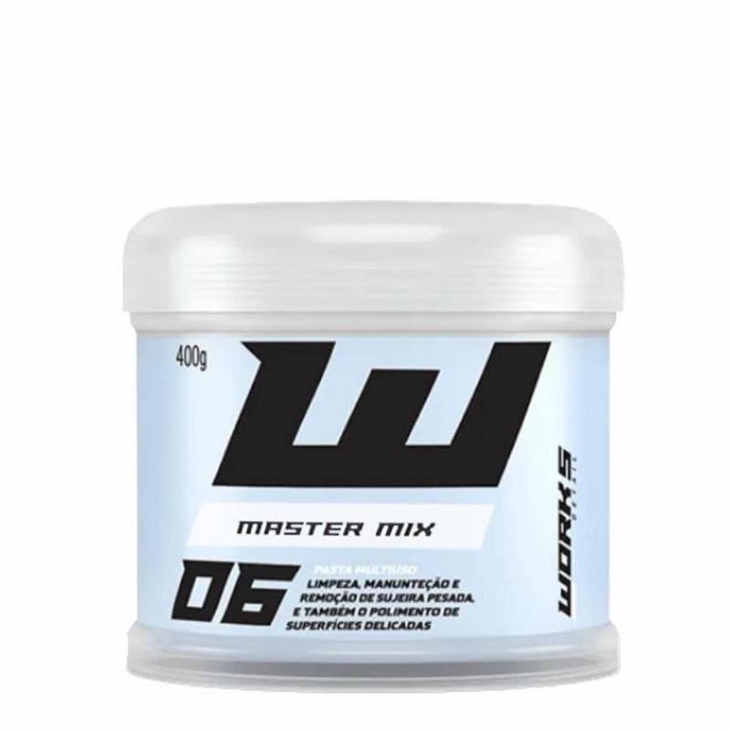 Works detail master mix APC gel Multilimpador para plasticos e borrachas