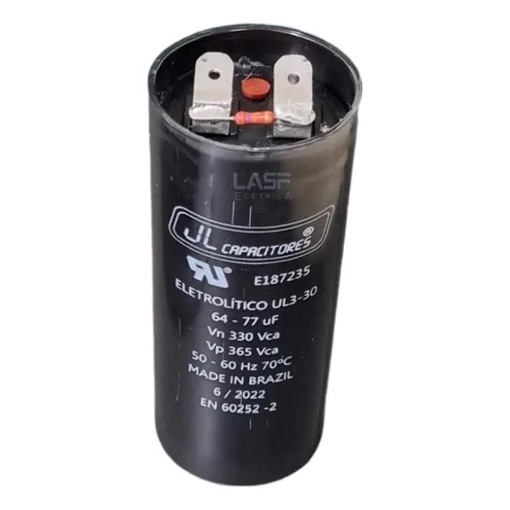 Capacitor Motor 64-77uf 330v Jl Capacitores 1/3hp Ul3-30