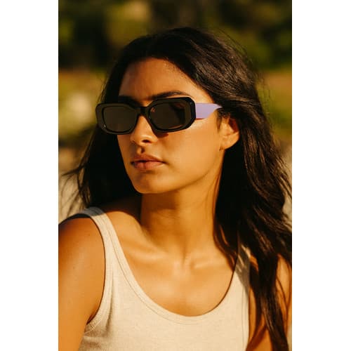 Óculos Sol Feminino Polo London Club Retangular Largo 148mm