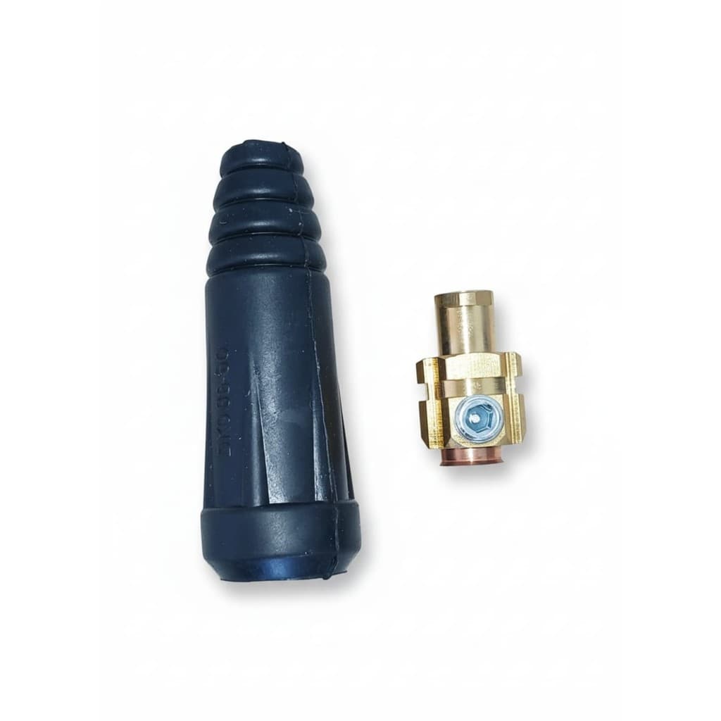 Conector de Cabo Engate Rápido Macho De 13mm / 35 Até 50mm Para Inversora De Solda
