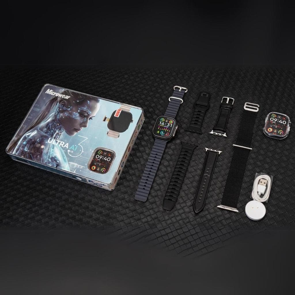 Smartwatch Microwear Ultra 3 Ai 5G 2/16GB Amoled Com Chip Android Camera Wifi