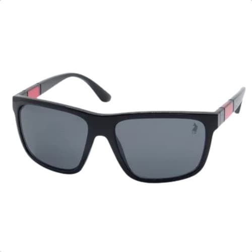 Óculos De Sol Masculino Polo London Club Esportivo Robusto Frente Larga 150mm Acetato UV400
