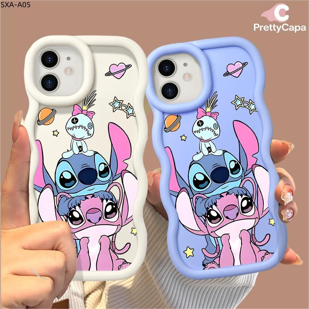 Capa Fofa Stitch Telefone Para Samsung Galaxy A07 A06 A05S A05 4G Capinha De Macio Silicone Case 0098 MKL