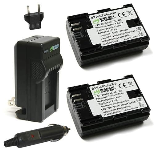 Kit Bateria Lp-e6n + Carregador Lc-e6e Para Eos 5ds 6d 7d