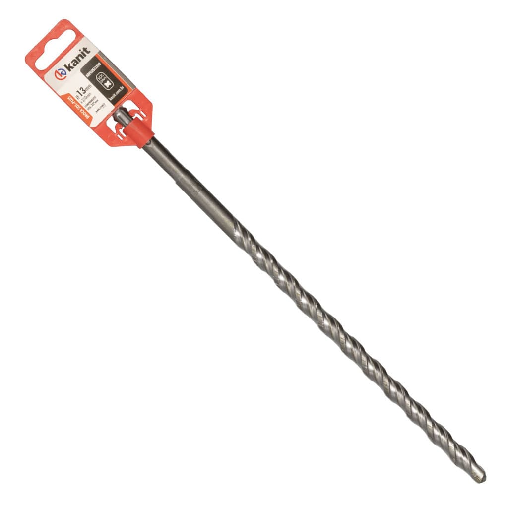 Jogo 10 Brocas Martelete SDS Plus 13mm 31cm Furar Concreto Duro Alvenaria Caixa Atacado Obra Kanit