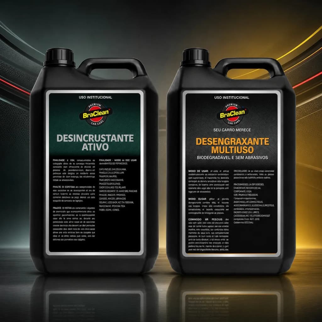Kit Conservação Veicular 10L Oficina Lava Rápido Frota Automotiva E Agro E Caminhão Veicular