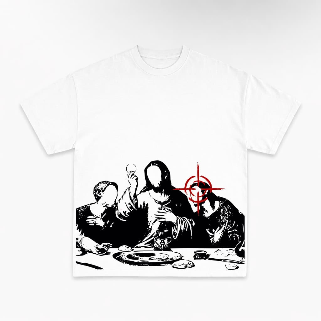 Camiseta Oversized Streetwear Judas Traidor Religião Camisa Unissex 100% Algodão Premium