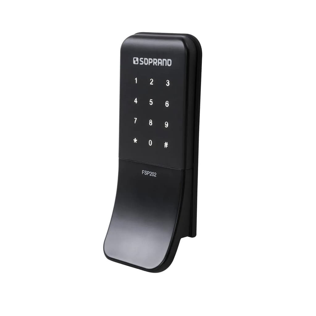 Fechadura Digital de Sobrepor com Puxador Preto FSP202 Soprano