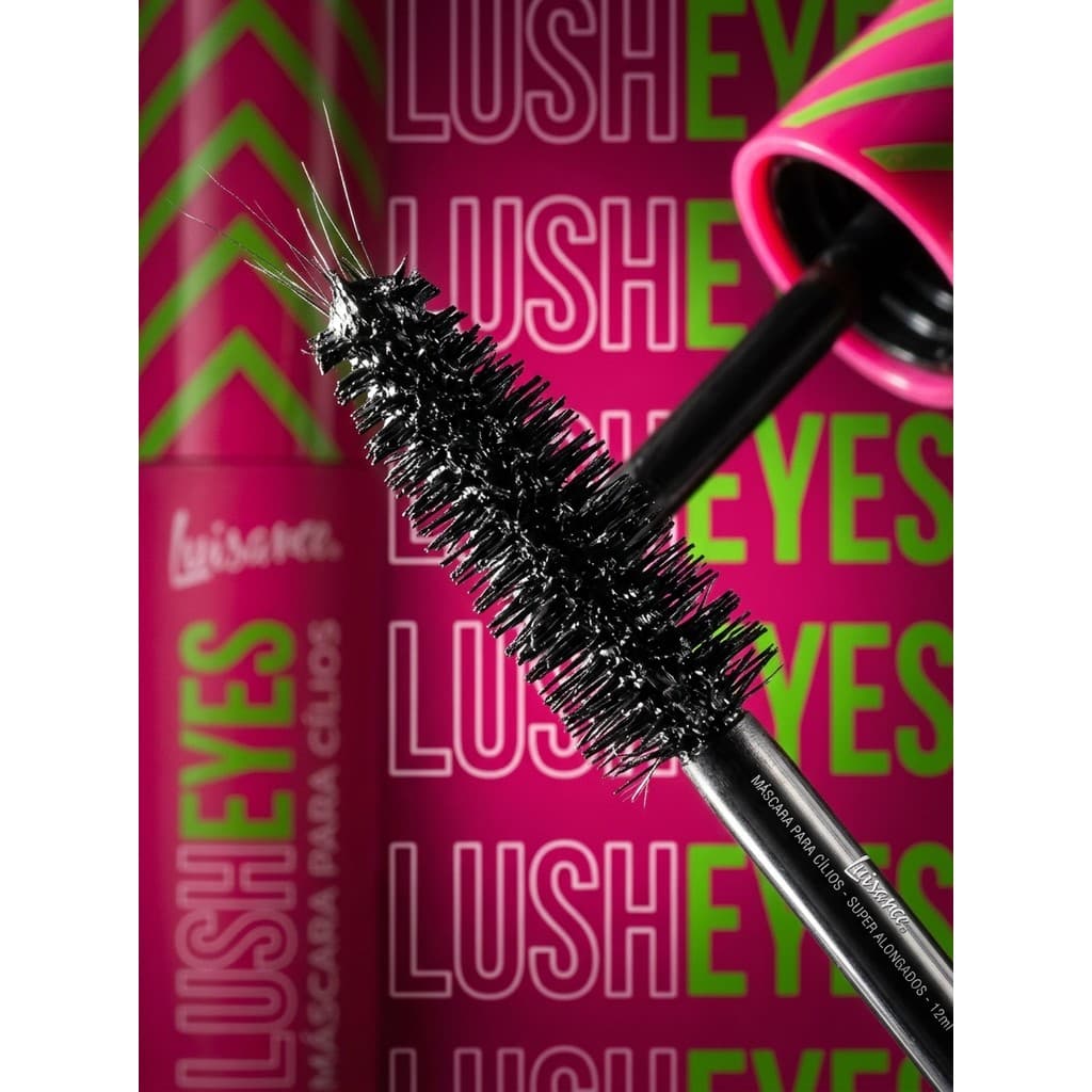 LUSH EYES MASCARA P/ CILIOS SUPER ALONGADOR 12ML LUISANCE
