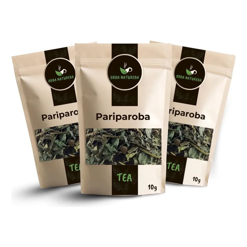 Infusão de Pariparoba Para Preparo de Chá Bebida Leve-Com 3 Pacotes