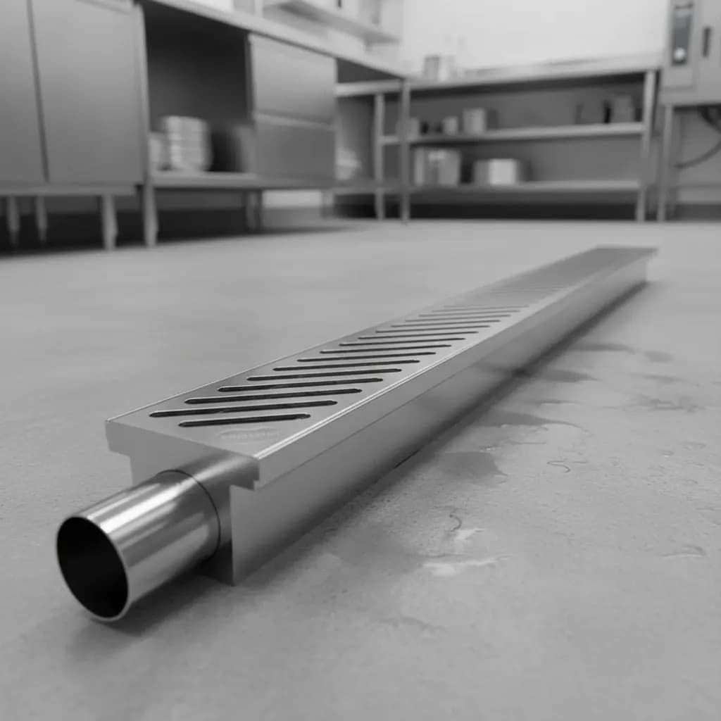 Ralo Inox Linear Aco Inoxidavel 80x9cm Escovado Suite Sofisticado
