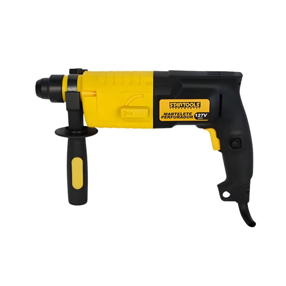 Martelete Perfurador Elétrica Ferramenta Cobre Rotação Brocas Impacto 1,7J 600W 127V