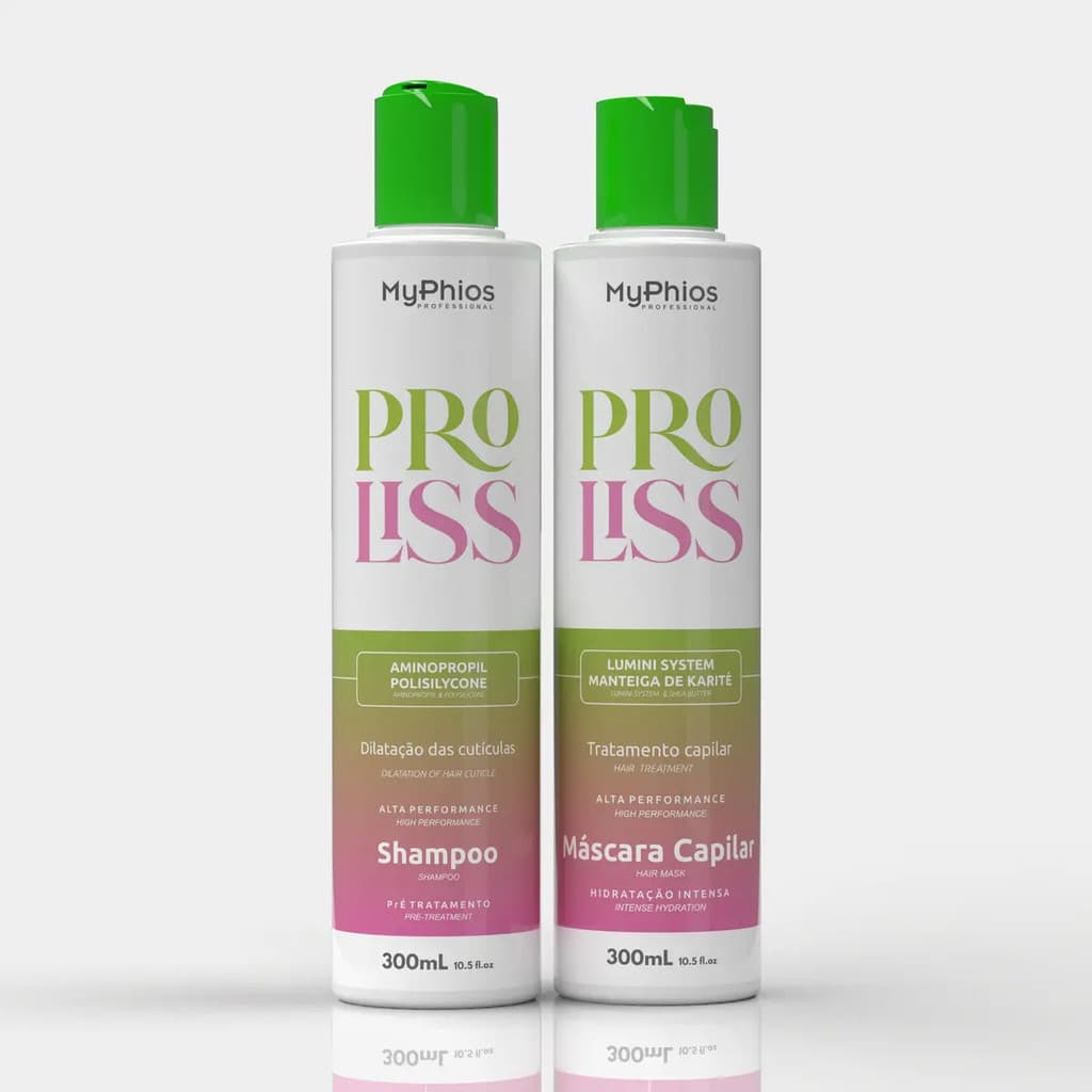 Hidratação Progressiva Myphios Kit 2x300ml Escova Sem Formol