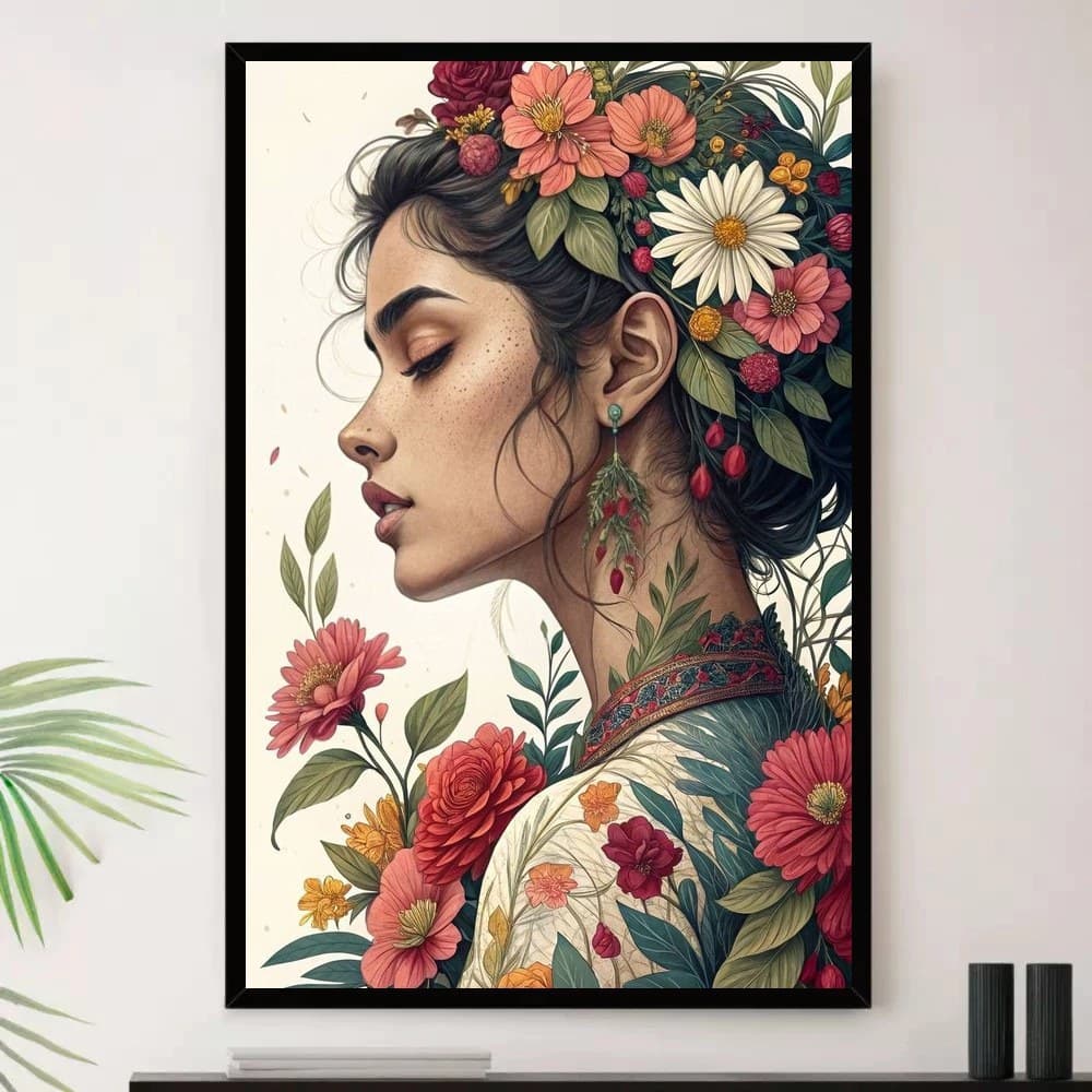 Quadro Placa Decorativa Composição em Tons Quentes Composição em Bege e Branco