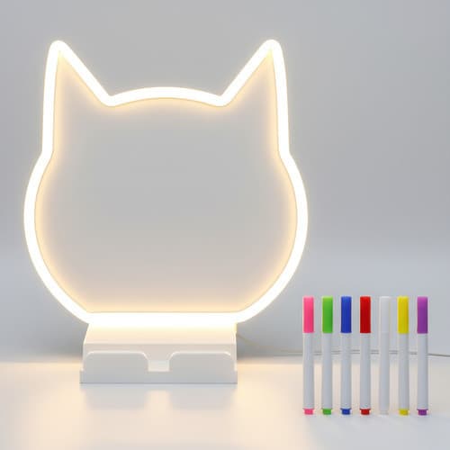 Lousa Mágica LED Decorativa com Canetas 3 Modelos