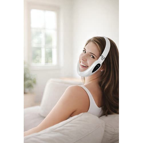 Massageador Facial e Pescoço com LED e EMS