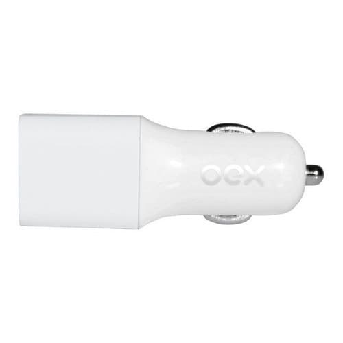 Carregador Veicular Original Oex Cg101 Duplo Usb 3.1A