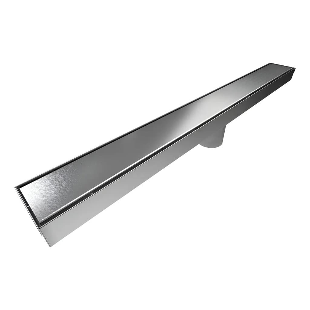 Ralo Para Banheiro Linear Oculto Inox 304 Escovado 60cm Com Grelha Removivel Higienico