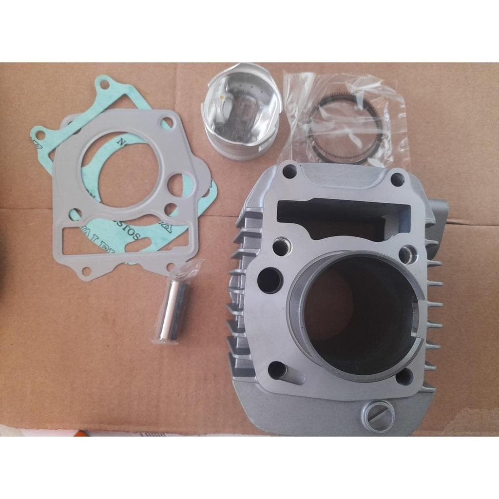 KIT CILINDRO DO MOTOR  MIZA  LUOJIA LJ125 MIZA EASY. SKU216 REFORÇADO
