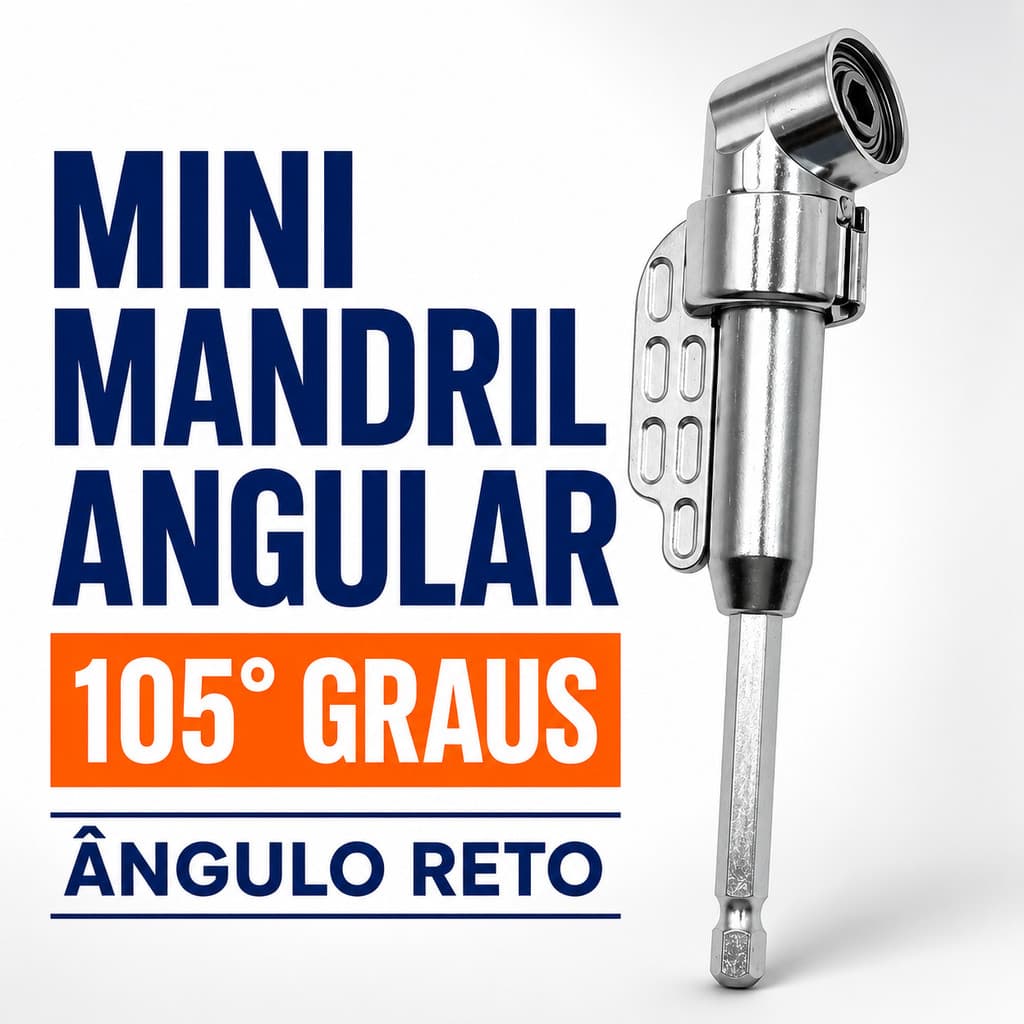 Adaptador Angular 105 Graus Furadeira Parafusadeira Longo