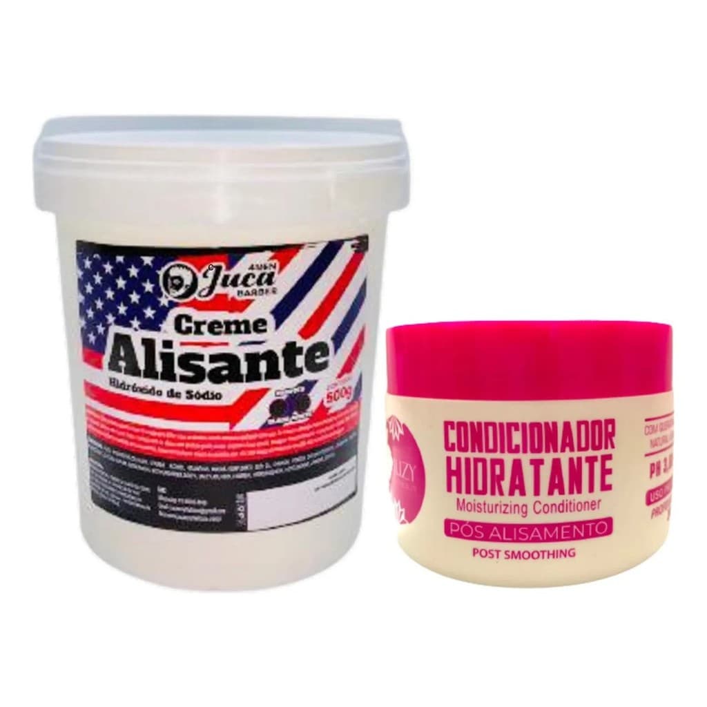 Creme Alisante 500g + Condicionador Pós Química 300g