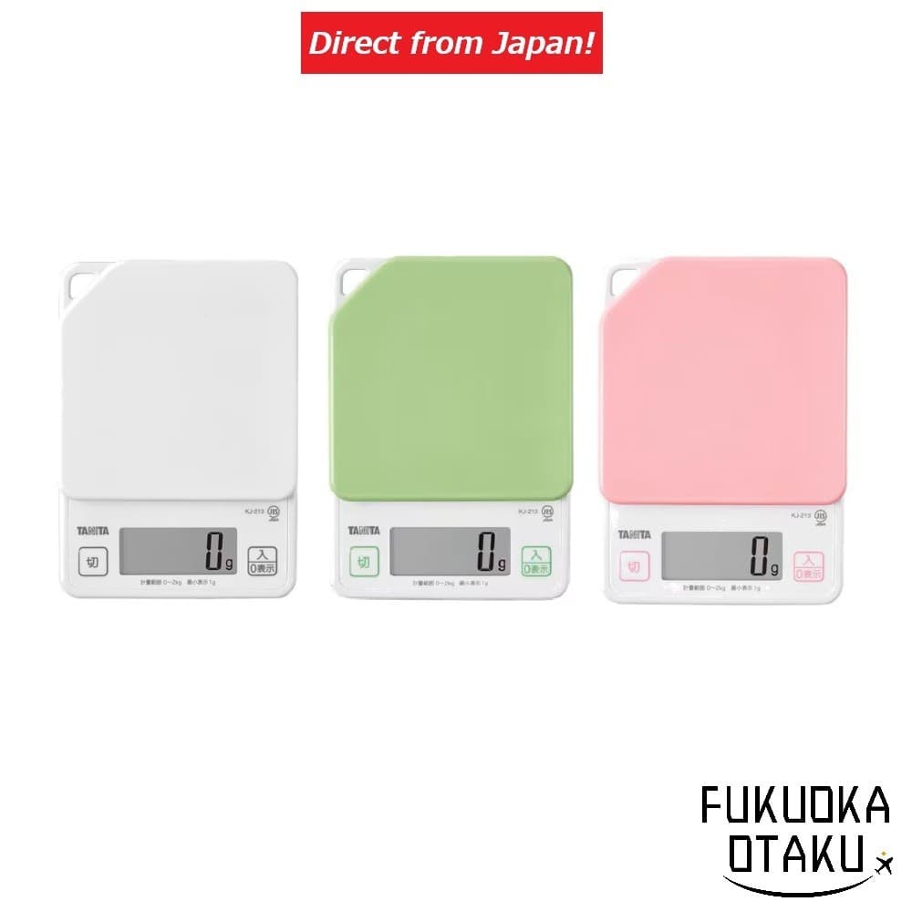 TANITA Balança Digital de Cozinha KJ-213 Precisão 1g Capacidade Máx. 2kg【Direto do Japão】