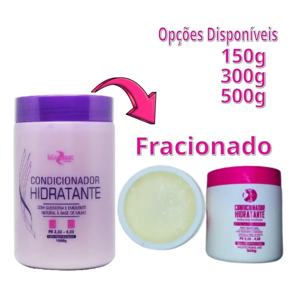 Condicionador Hidratante Pós Quimica 500g Juzy