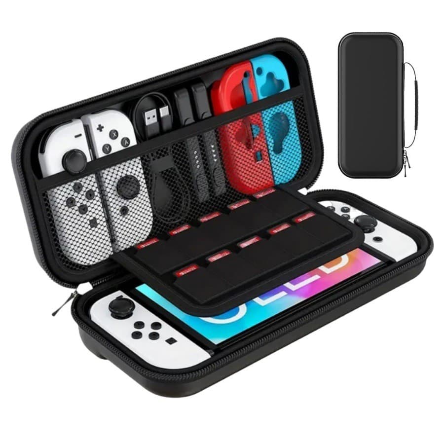 Estojo Case Capa Bolsa De Proteção e Transporte Para Nintendo Switch Padrão e Oled Avaliação da loja - Variação: