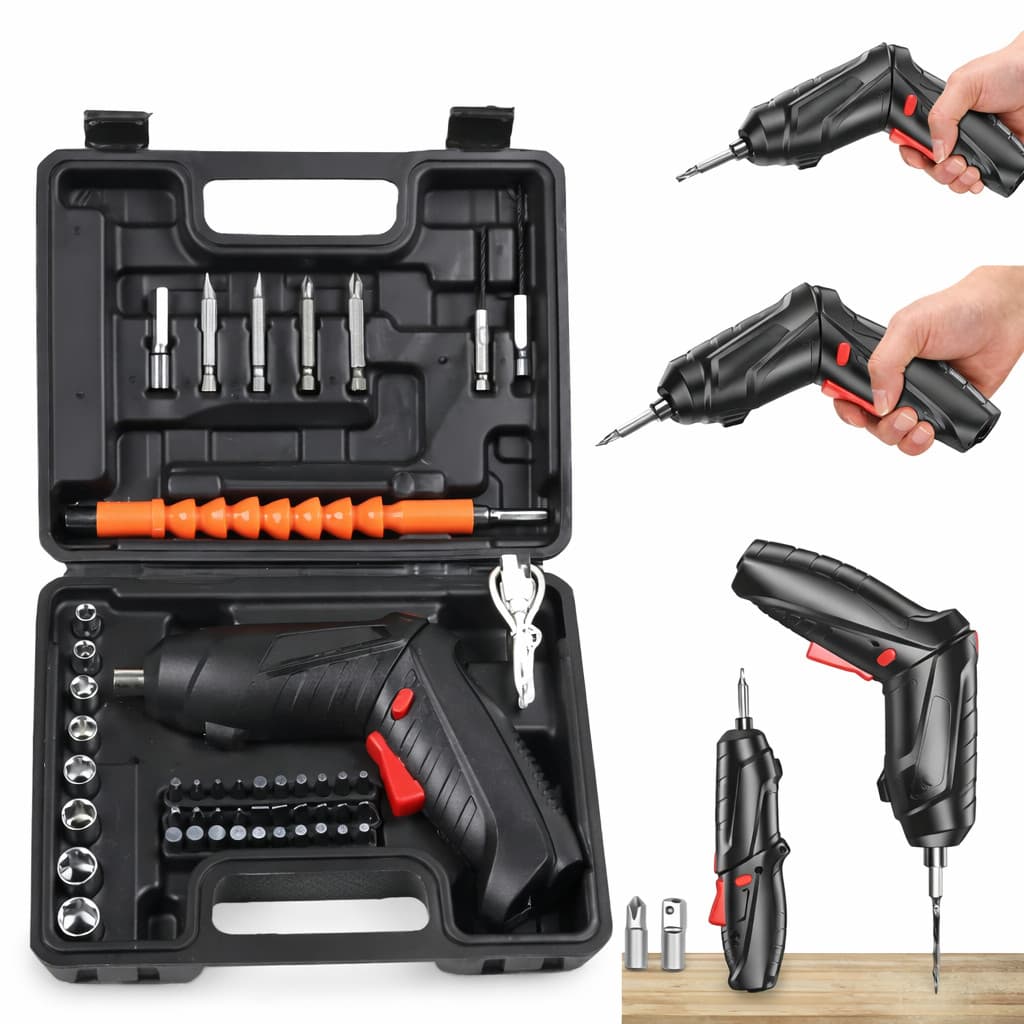 Kit de Parafusadeira Elétrica 46 Peças