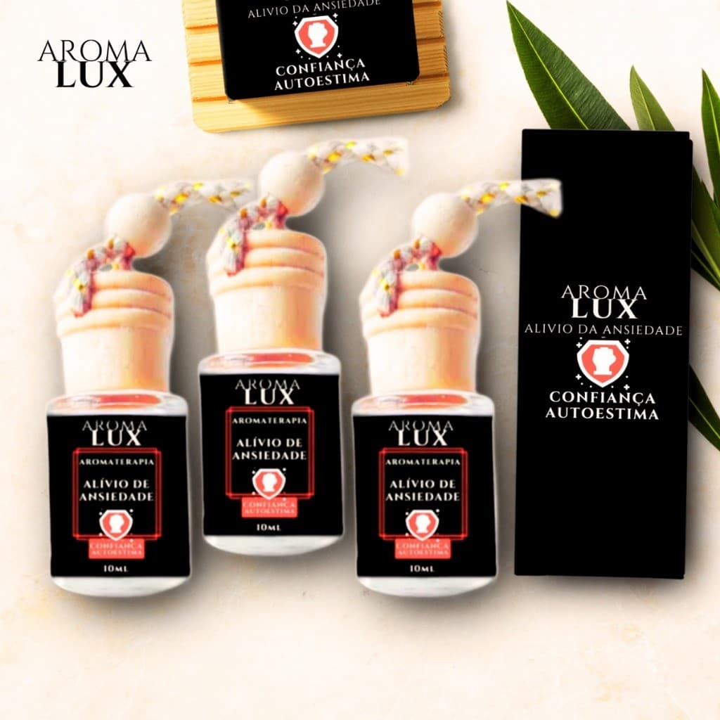 Kit 3 Aromatizadores Carro 10ml Aromaterapia Relaxante Sensação De Bem Estar Premium