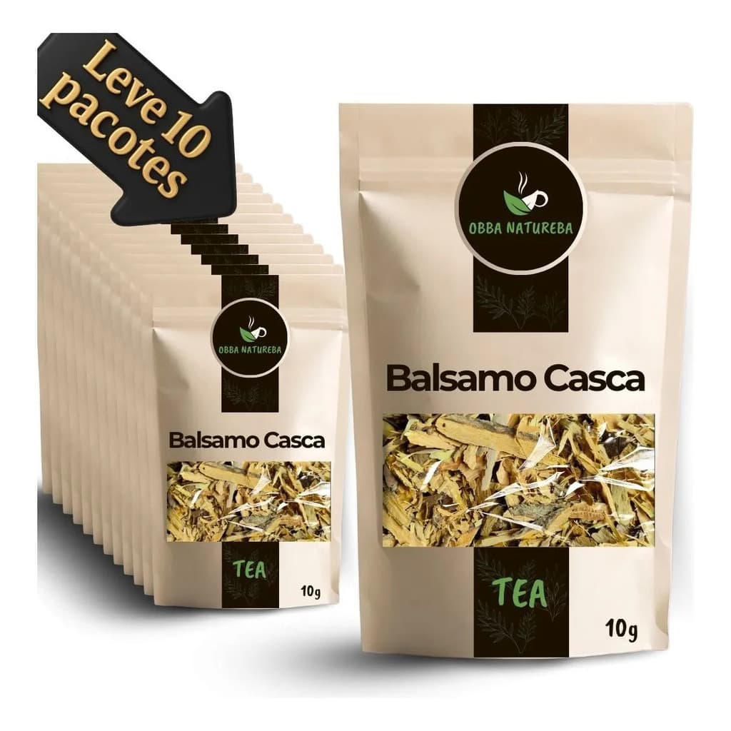 Bálsamo Casca Para Chá Bem Selecionada Indicada Para Uso Em Chá - Receba 10 Pacotes Contendo Partes da Casca