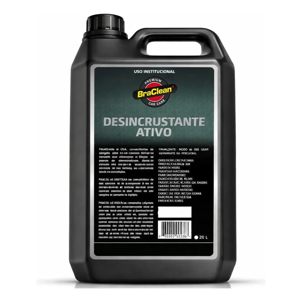 Desincrustante Automotivo BraClean 5L Para Frota Agro Oficina E Chassi E Carroceria Veicular
