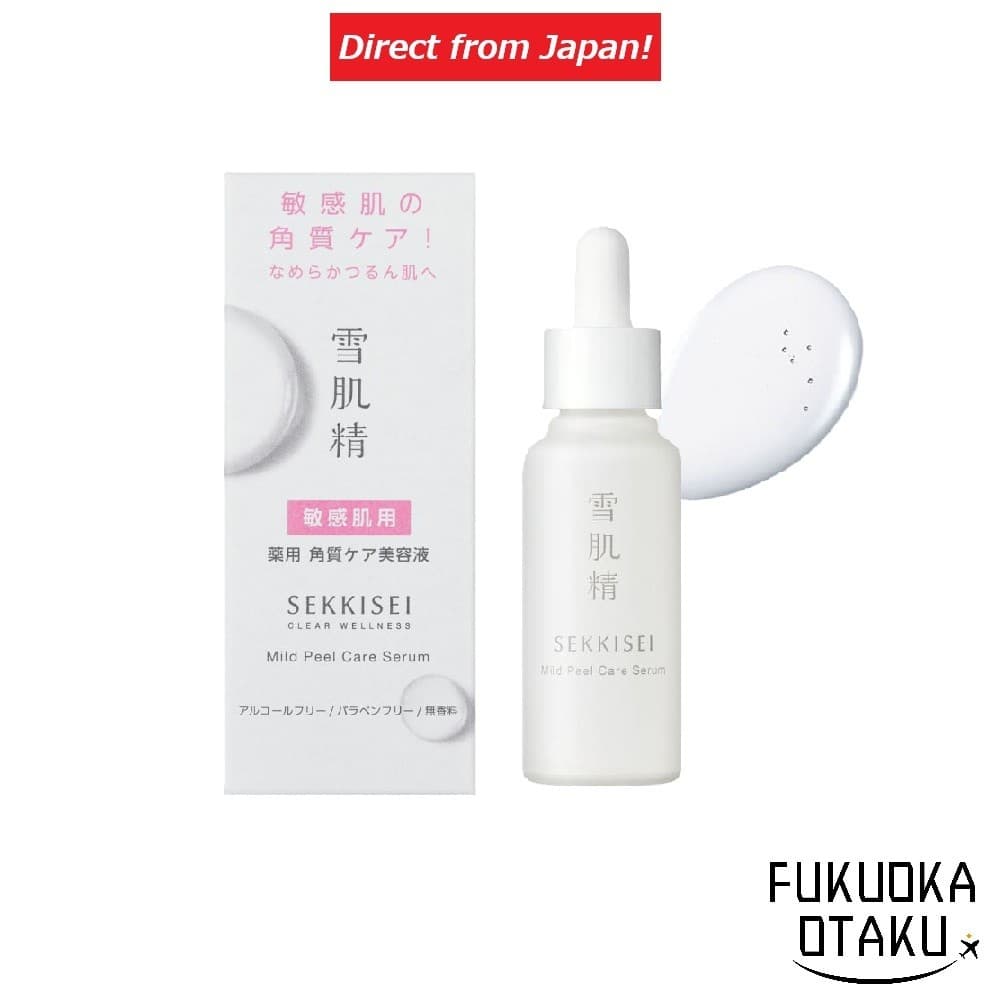 KOSE SEKKISEI Clear Wellness Mild Peel Care Serum Esfoliação Suave Hidratante Made in Japan【Direto do Japão】