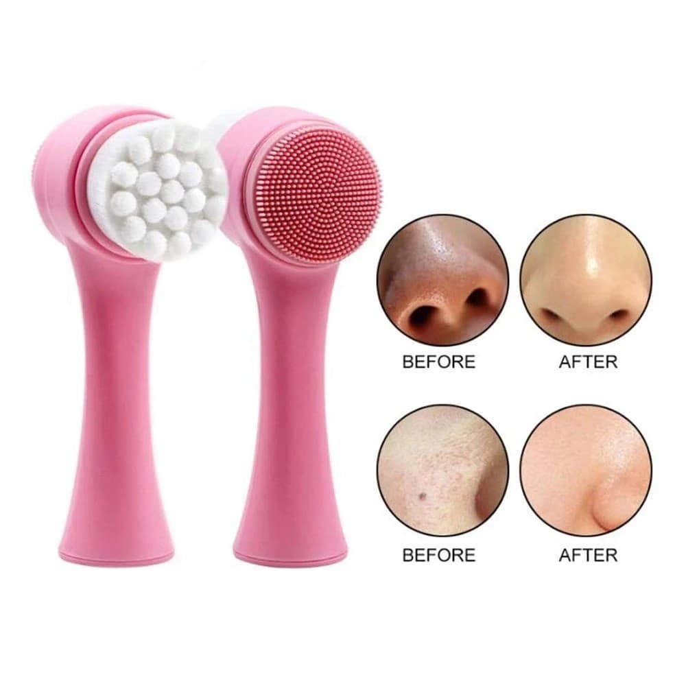 Esponja de Limpeza Facial 2 em 1 DGM - Escova Massageadora à Prova d'Água