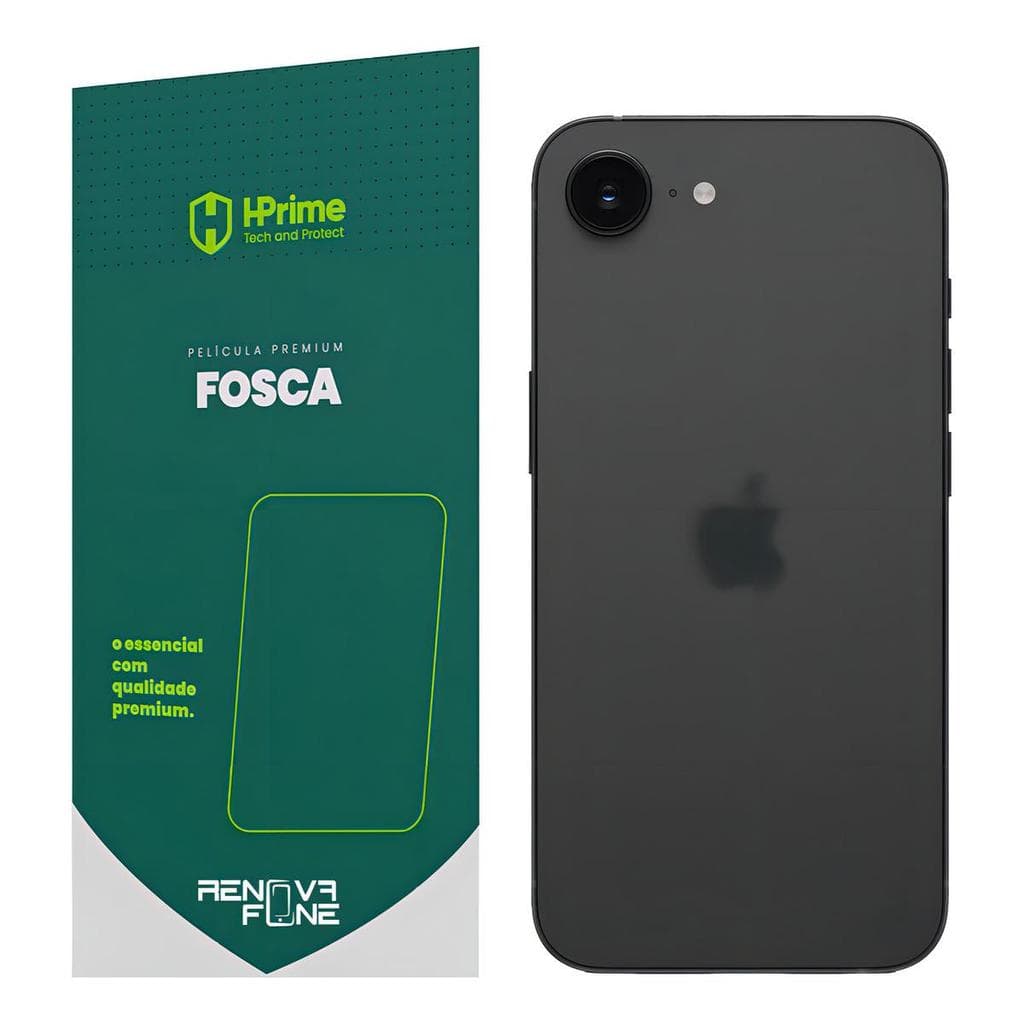 Pelicula Traseira Hprime Fosca Para iPhone 16e Verso